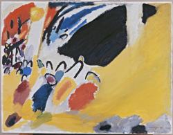 Кандинский В.В. Впечатление III. Концерт. 1911 Холст, масляная, темпера. 77,5x100 cm